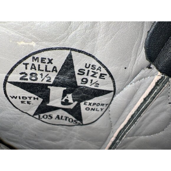 Los Altos Mens Genuine Crocodile Cowboy Boots Size  9.5 Western - Picture 9 of 12